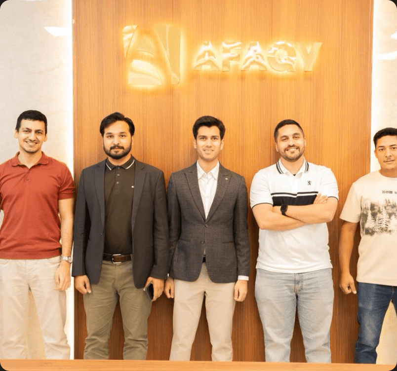 InLights team receiving an award at a formal event